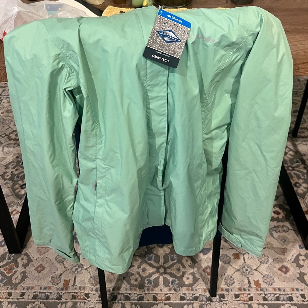 Columbia Light Green Outdoor Jacket